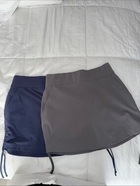 Columbia Two-Tone Active Skorts in Navy and Gray